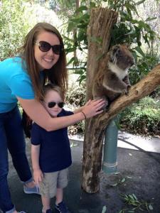 We loved Brownie the Koala, but I'm not sure she loved us...