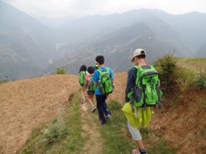 On the way back down.