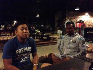 Trying out a new trick a student showed us. :)