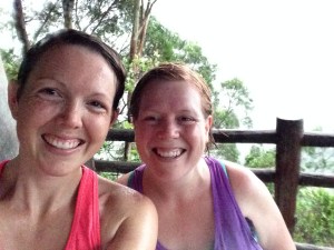 Paula and I at the top!