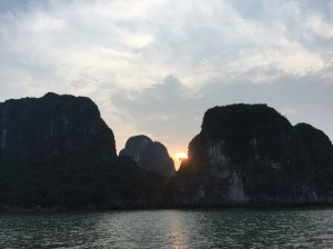 Ending a perfect day.